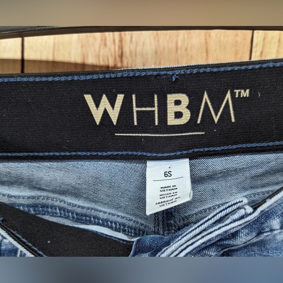 WHBM White House black market skinny flare bootcut jeans size 6s - Picture 3 of 6